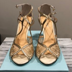 Bella belle gold sandals size 9